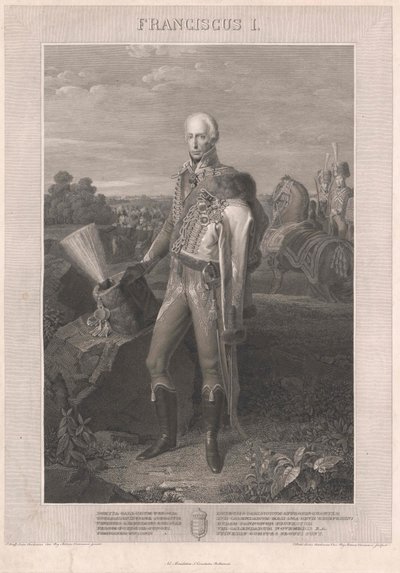 Pyhän saksalais-roomalaisen keisarin Frans II (kaiverrus) tekijältä Johann Peter Krafft