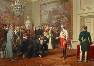 Keisari Franz I järjesti yleisaudion tekijältä Johann Peter Krafft