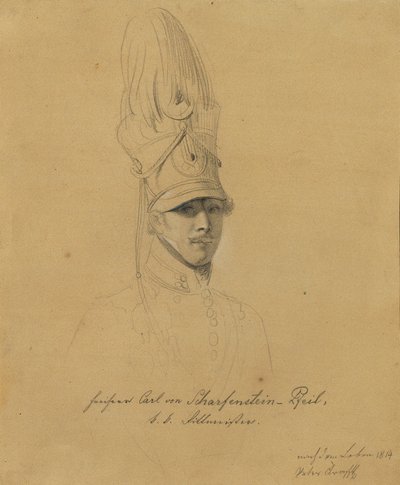 Karl Freiherr von Scharfensteinin nuoli tekijältä Johann Peter Krafft