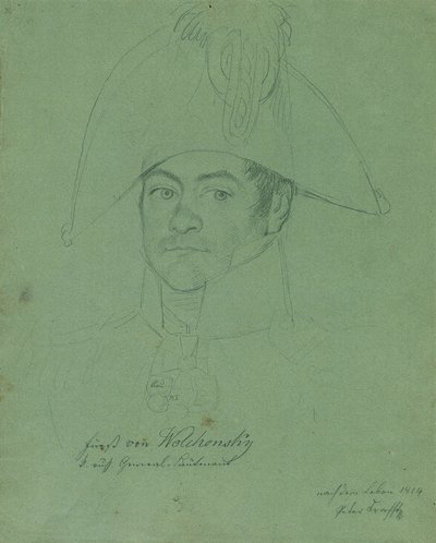 Prinssi Peter Mihailovich Volkonsky 1776-1852, 1814. tekijältä Johann Peter Krafft