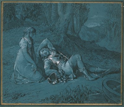 Rinaldo ja Armida - Armidenin rakkaus tekijältä Johann Peter Krafft