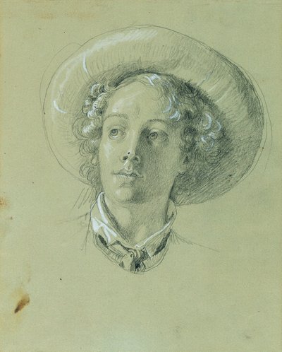 Tutkimus "Hermann ja Dorothea viinitarhassa" tekijältä Johann Peter Krafft