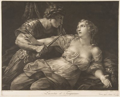 Tarquin ja Lucretia, 1792. tekijältä Johann Peter Pichler