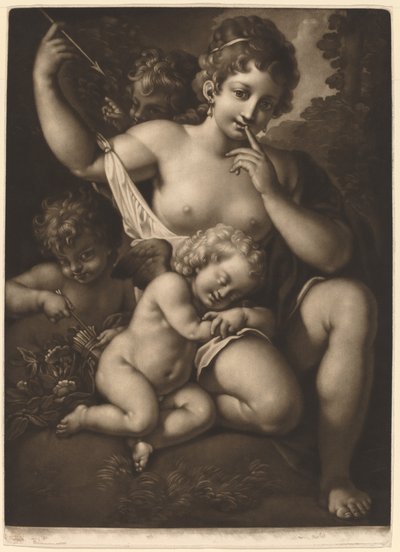 Venus ja Amor tekijältä Johann Peter Pichler