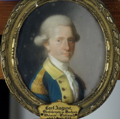 Carl August, Saksi-Weimar-Eisenachin suurherttua, 1780 tekijältä Johann Philipp Bach