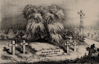 Mozartin vakava kysymys. Mozartin lesken itsensä alkuperäisten kirjeiden mukaan 1856. tekijältä Johann Ritter von Lucam