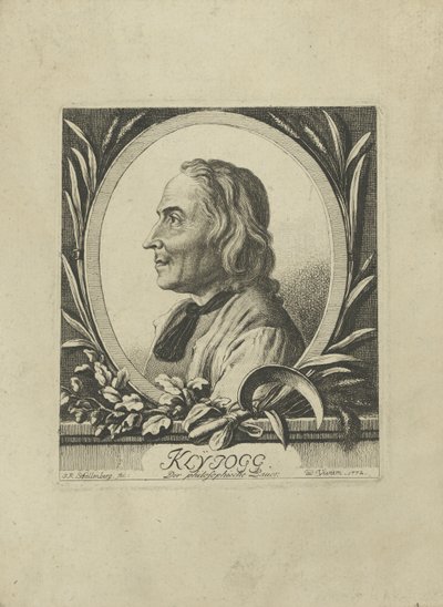 Jakob Kleinjogg Gujerin muotokuva 1718-1785, 1772. tekijältä Johann Rudolf Schellenberg