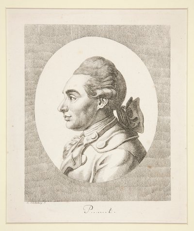 Muotokuva P tekijältä Johann Rudolph Schellenberg