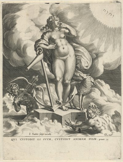 Toivon allegoria tekijältä Johann Sadeler (I)