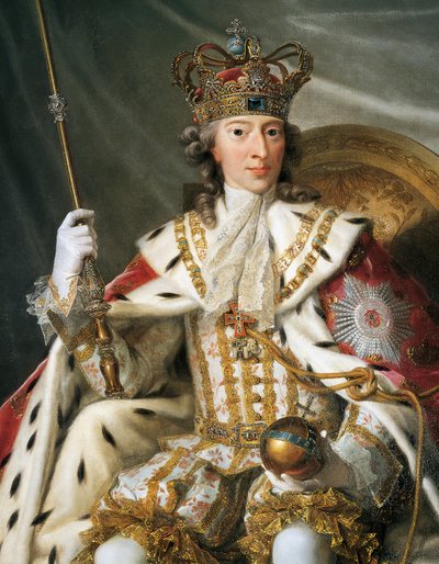 Tanskalaisen Christian VI:n muotokuva (Kööpenhamina tekijältä Johann Salomon Wahl