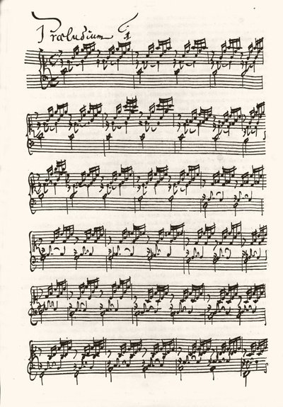 Sivu nuotista Jean Sebastien Bachin (Johann Sebastian Bach tekijältä Johann Sebastian Bach