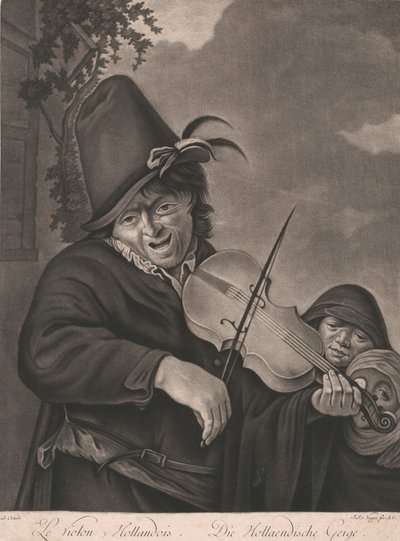 Hollantilainen viulu tekijältä Johann Simon Negges