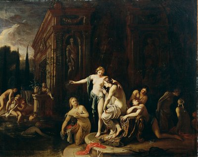 Diana ja Callisto kylvyssä tekijältä Johann Spillenberger