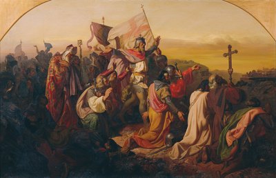 Godfrey of Bouillon ja Crusaders tekijältä Johann  Till der Jüngere