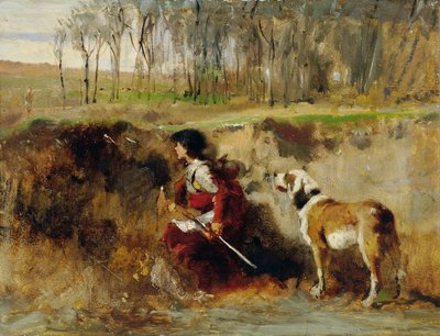 Tutkimus ritarista koiran kanssa tekijältä Johann  Till der Jüngere