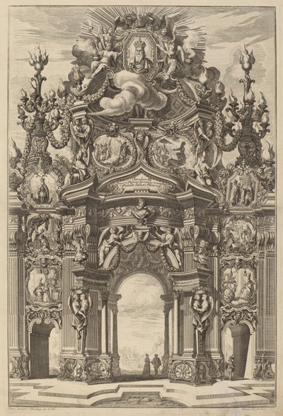 Riemukaari Henrik II:lle tekijältä Johann Ulrich Kraus, after Peter Schubert von Ehrenberg