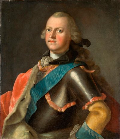 Saksi-Hildburghausenin herttua Ernst Friedrich III Carl (1727-1780). tekijältä Johann Valentin Tischbein
