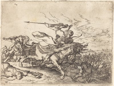 Erilaisten taisteluiden oikkuja, 1635. tekijältä Johann Wilhelm Baur
