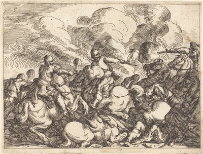 Erilaisten taisteluiden päähänpisto, 1635. tekijältä Johann Wilhelm Baur