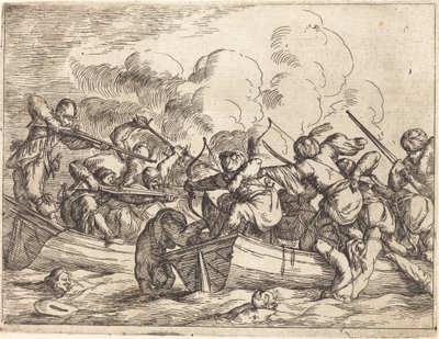 Eri taistelujen päähänpisto, 1635. tekijältä Johann Wilhelm Baur