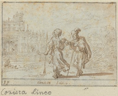 Corisca ja Linco tekijältä Johann Wilhelm Baur