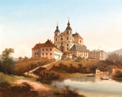 Johann Wilhelm Jankowskyn pyhiinvaelluskirkko Sonntagbergissä tekijältä Johann Wilhelm Jankowski
