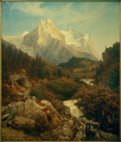 Johann Wilhelm Schirmer, Wetterhorn tekijältä Johann Wilhelm Schirmer