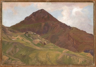 Karu korkean vuoriston maisema tekijältä Johann Wilhelm Schirmer