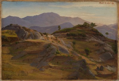 Maisema Civitellan lähellä tekijältä Johann Wilhelm Schirmer