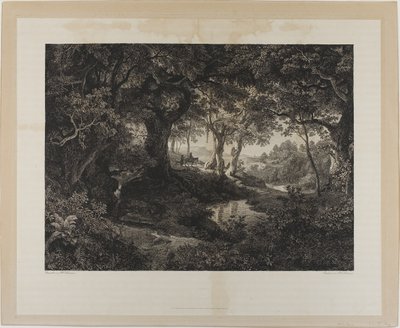 Suuri italialainen maisema tekijältä Johann Wilhelm Schirmer