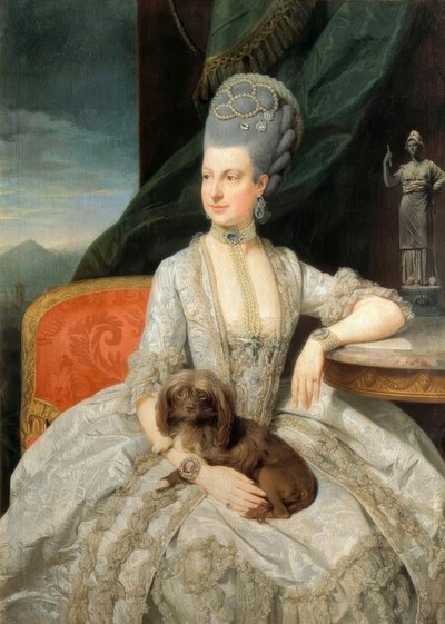 Marie Christine alkaen. Itävalta / Zoffany tekijältä Johan Joseph Zoffany