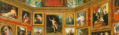 Uffizin Tribuna"
" tekijältä Johann Zoffany