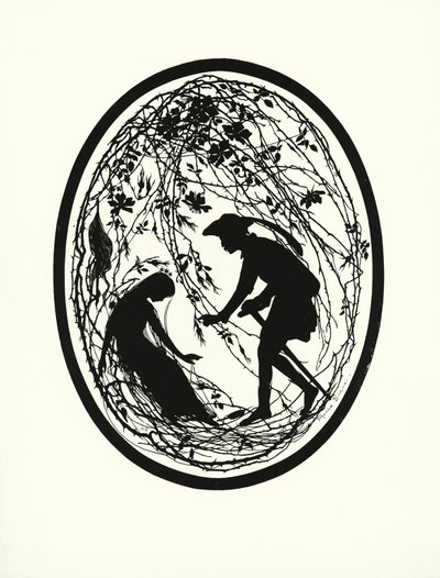 Dornroschen (litografia) finès tekijältä Johanna Beckmann