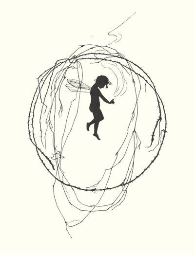 Johanna Beckmannin siluetti (litografia) tekijältä Johanna Beckmann