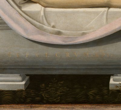 Valitus, yksityiskohta, n. 1490-1510 tekijältä Johannes (fl.16th century) Hispanus