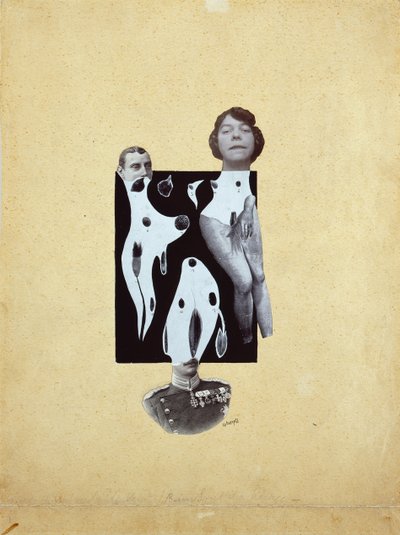 Venus kuninkaiden pelissä - Johannes Theodor Baargeld (Zentrodada) (1892-1927). Kollaasi tekijältä Johannes Baargeld