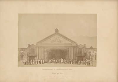 Ober-Ammergaun intohimoleikki - Adam ja Eeva tekijältä Johannes Bernhard