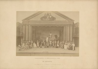 Ober-Ammergaun intohimonäytelmä - ylösnousemus tekijältä Johannes Bernhard