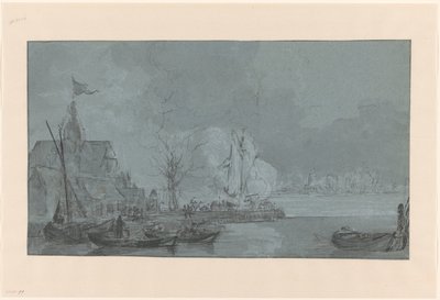 Viimeinen kuvaus Dordrechtista ranskalaisille Papendrechtissä, 1813 tekijältä Johannes Christiaan Schotel
