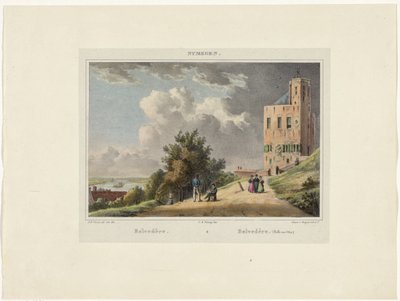 Näkymä Belvédèrelle Nijmegenissä Belvedere lll Belvedere (Belle vue d