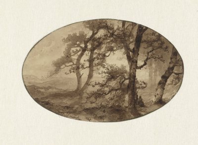metsän reuna tekijältä Johannes Franciscus Hoppenbrouwers