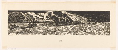 Bandjir (alkuperäinen nimi esineessä) tekijältä Johannes Frederik Engelbert ten Klooster (signed by artist)