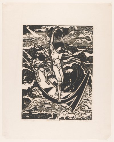 Voittaja (alkuperäinen nimi esineessä) tekijältä Johannes Frederik Engelbert ten Klooster (signed by artist)