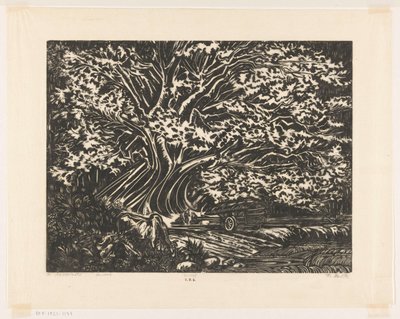 Lepopaikka (alkuperäinen nimi esineessä) tekijältä Johannes Frederik Engelbert ten Klooster (signed by artist)