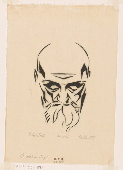 Portree van Carl Hohn tekijältä Johannes Frederik Engelbert ten Klooster (signed by artist)