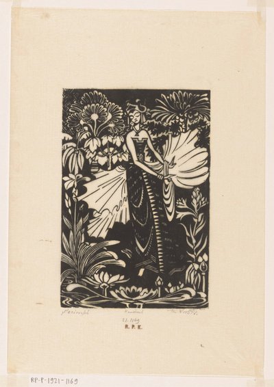 Serimpi (alkuperäinen nimi esineessä) tekijältä Johannes Frederik Engelbert ten Klooster (signed by artist)