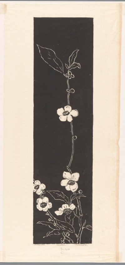 Tea Blossom (alkuperäinen nimi esineessä) tekijältä Johannes Frederik Engelbert ten Klooster (signed by artist)