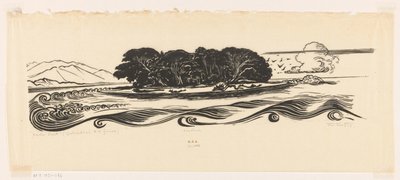 Vader Smit, Geelvink Bay, Hollannin Uusi-Guinea (alkuperäinen nimi esineessä) tekijältä Johannes Frederik Engelbert ten Klooster (signed by artist)
