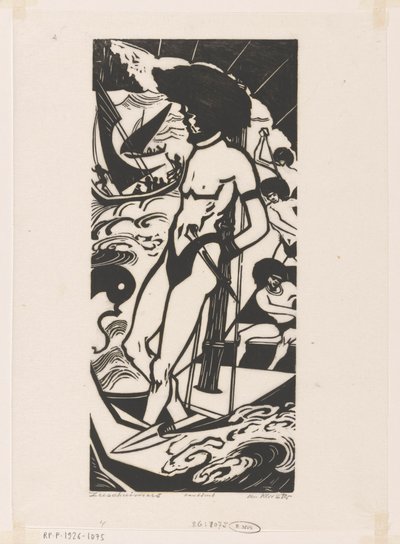 Pirates (alkuperäinen nimi esineessä) tekijältä Johannes Frederik Engelbert ten Klooster (signed by artist)