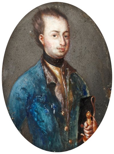 Ruotsin kuninkaan Kaarle XII:n muotokuva 1682-1718 tekijältä Johannes Heinrich Möller